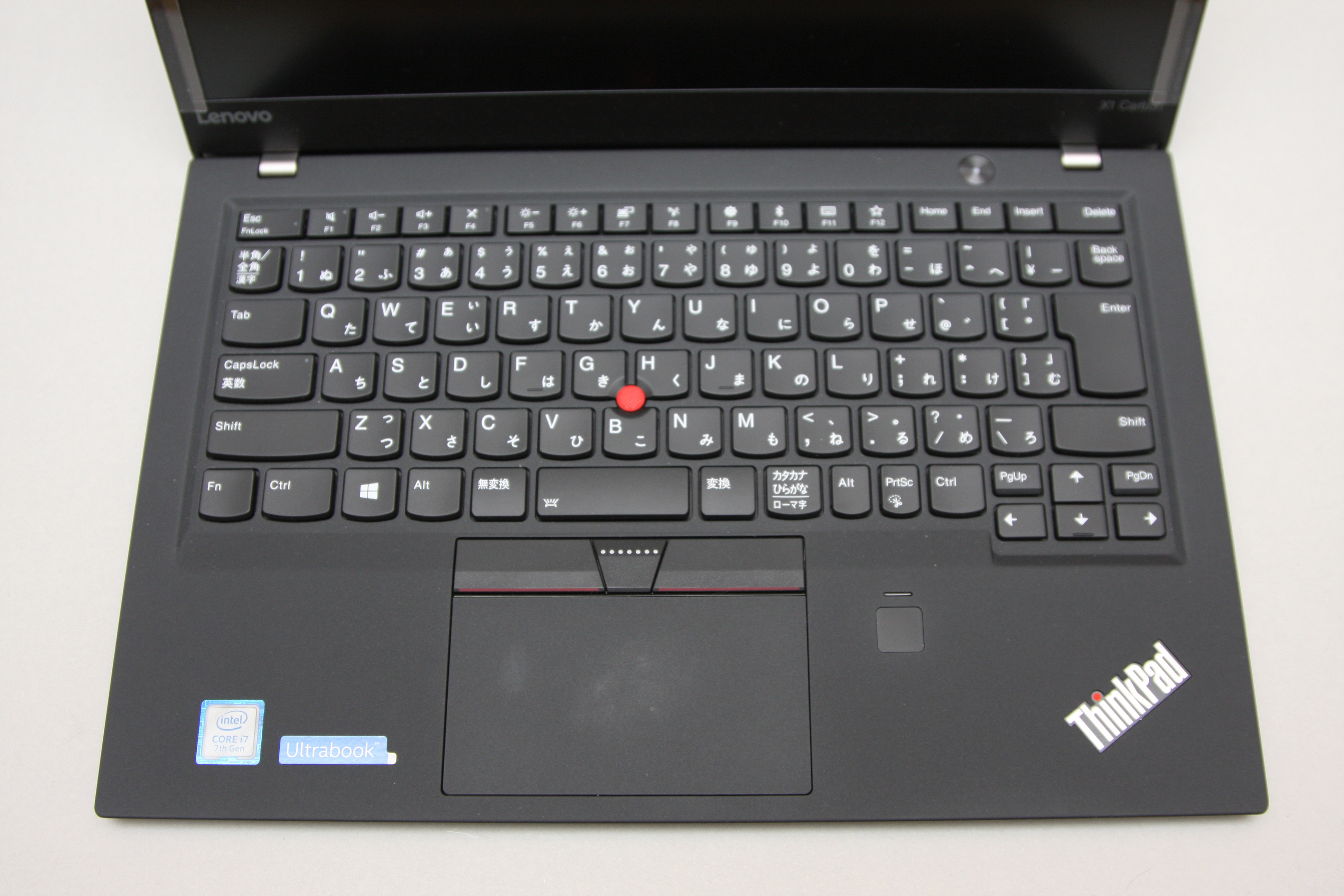 ThinkPad X1 Carbonのキーボード