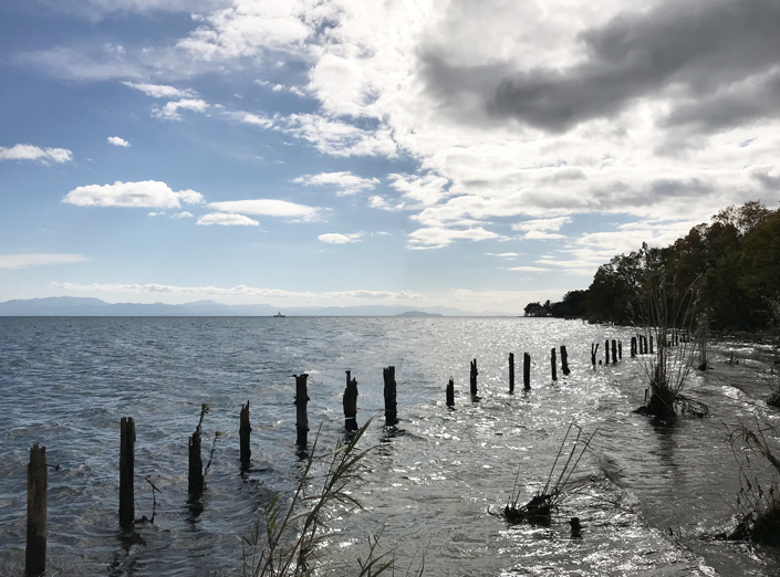 琵琶湖へバス釣り-北湖-奥琵琶湖-秘密のポイント